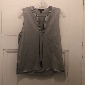 J. Crew Sleeveless Tie Shirt